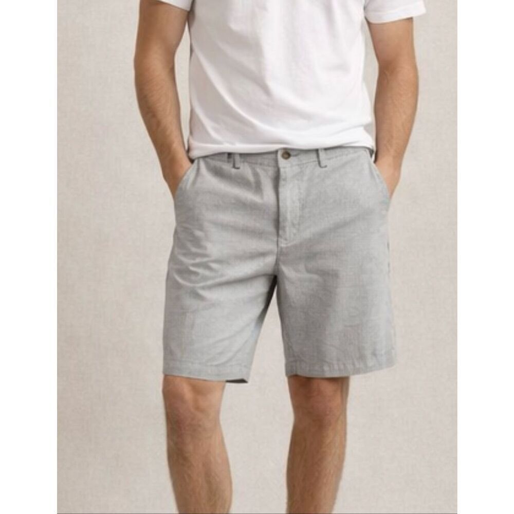 Original Penguin grey 9” checkered chino short size 36